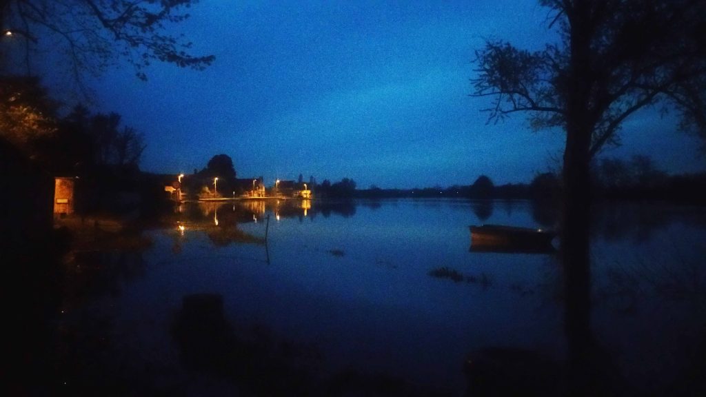 Inondation avril 2016, vue de nuit