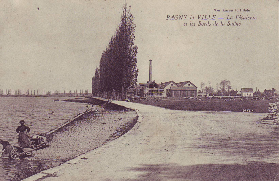 Le début du chemin de halage, rue du lavoir