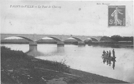 Le pont de Charrey et les pêcheurs