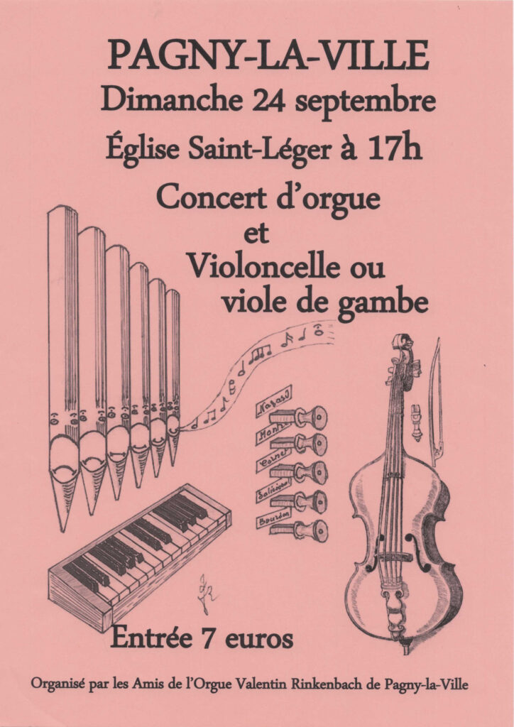 Concert d’orgue à l’église St Léger